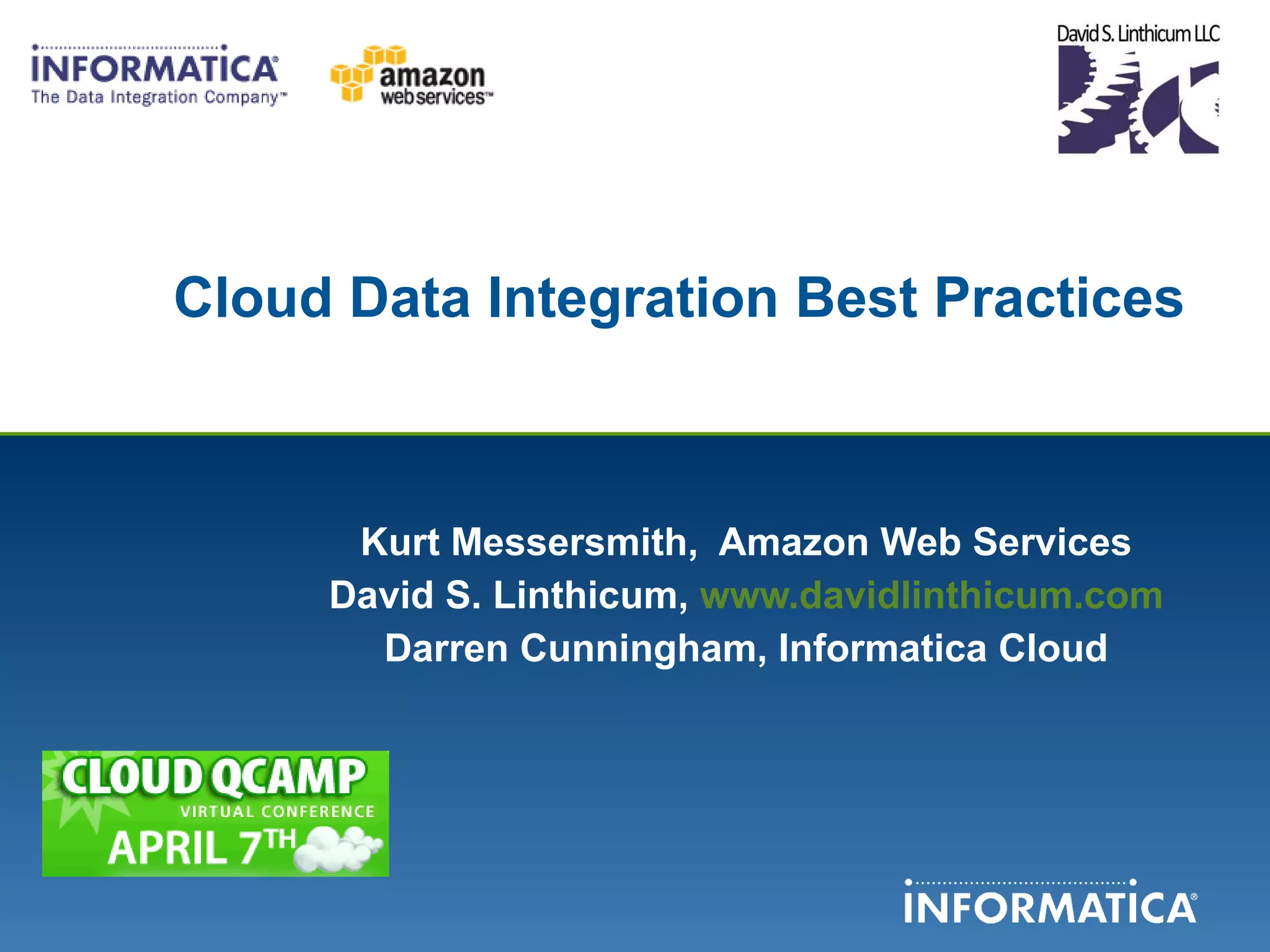 Cloud Data Integration Best Practices | PPT