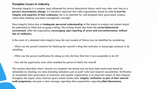 Integrity Issues Data integrity | PDF
