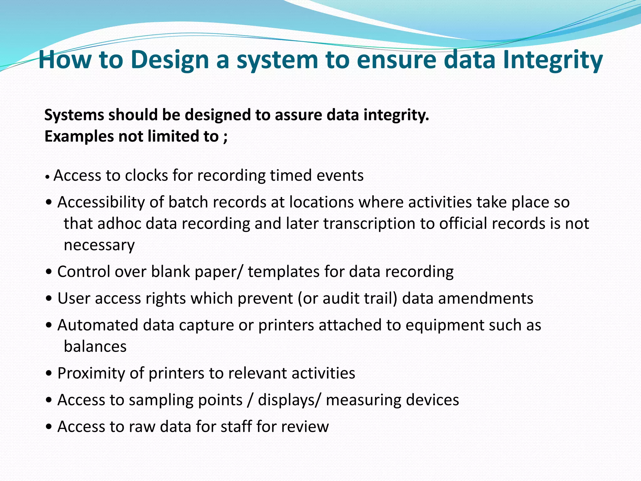 Data Integrity | PPTX | Databases | Computer Software and Applications