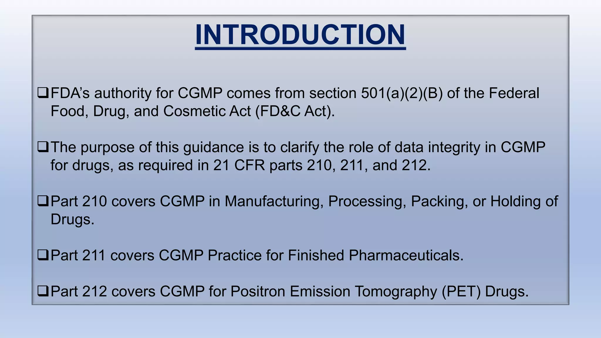 Data integrity & ALCOA+ | PPTX