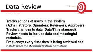 Data Review
 