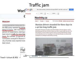 Traffic jam




Travel + Leisure & WSJ
 