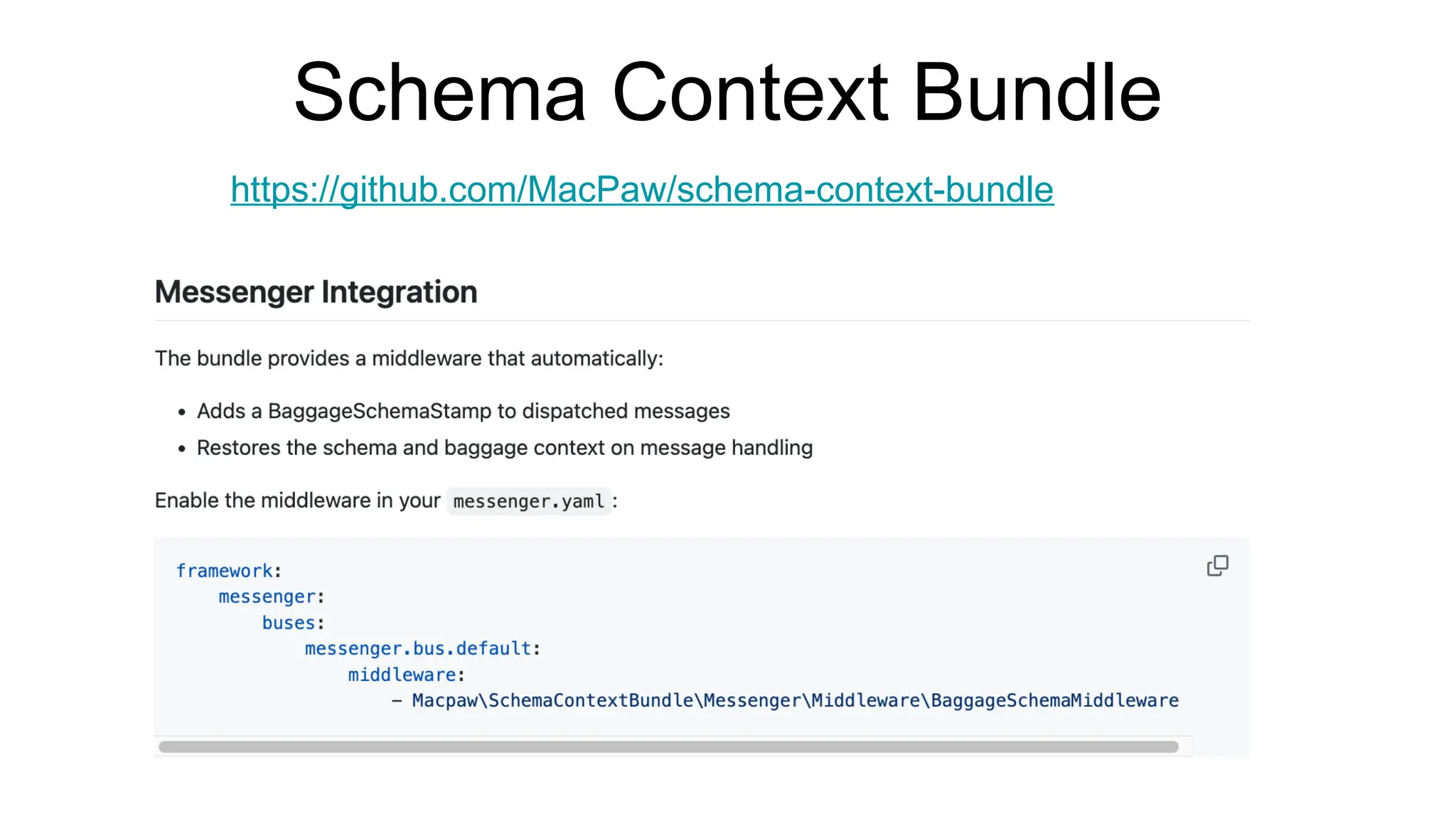 Schema Context Bundle
https://github.com/MacPaw/schema-context-bundle
 