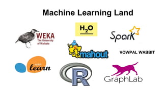 Machine Learning Land 
VOWPAL WABBIT 
 