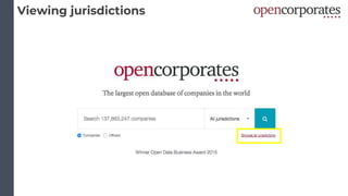 Viewing jurisdictions
 
