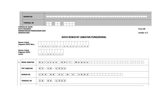 Data kepegawaian | DOCX