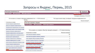Запросы к Яндекс, Пермь, 2015
Реальная )
 