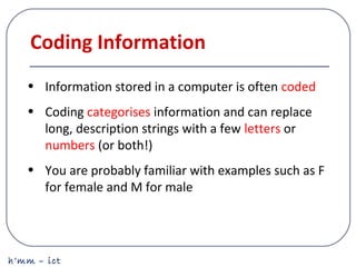 Data, knowledge and information | PPT
