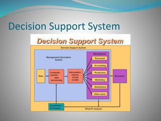 Data knowledge and decision support system | PPTX