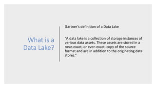 Walking Around the Data Lake PPT