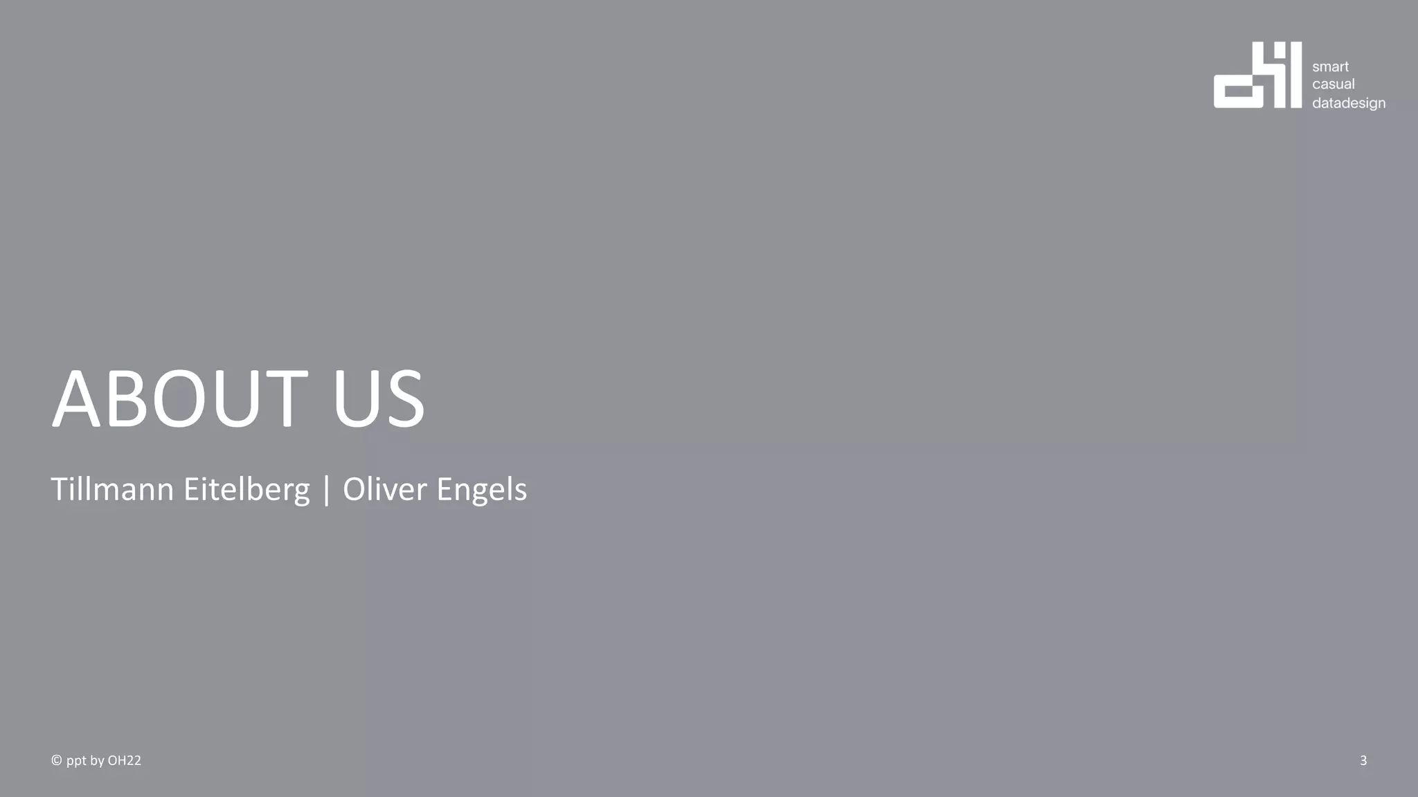 ABOUT US
Tillmann Eitelberg | Oliver Engels
3© ppt by OH22
 