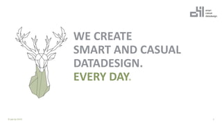 WE CREATE
SMART AND CASUAL
DATADESIGN.
EVERY DAY.
2© ppt by OH22
 