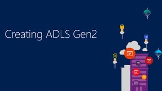 ?
?
?
?
Creating ADLS Gen2
 