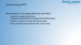 The Big Data Company
Monitoring APPS
Para acessar os três Apps adicionais você deve:
• Importar os apps do diretório
%Prog...