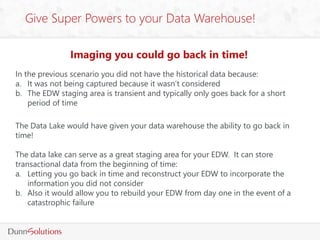Give Super Powers to your Data Warehouse!
Imaging you could go back in time!
In the previous scenario you did not have the...