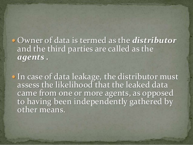 data leakage detection using watermarking Index terms – data leakage, leakage detection model, data allocation strategies to ensure this data leakage detection is done using watermarking traditionally. data leakage detection using watermarking Index terms – data leakage, leakage detection model, data allocation strategies to ensure this data leakage detection is done using watermarking traditionally.
