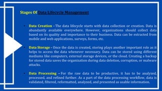 Data lifecycle management services | PPT
