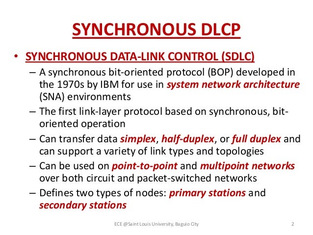 Data link control prot...