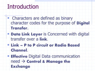 Data link control & protocol concepts | PPTX