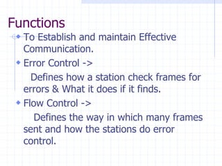 Data link control & protocol concepts | PPTX