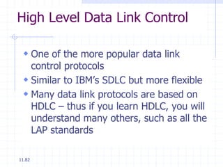 Data link control & protocol concepts | PPTX