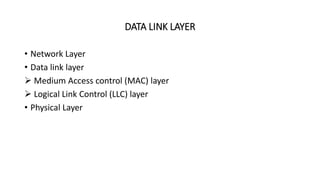 Introduction to Data link layer | PPTX