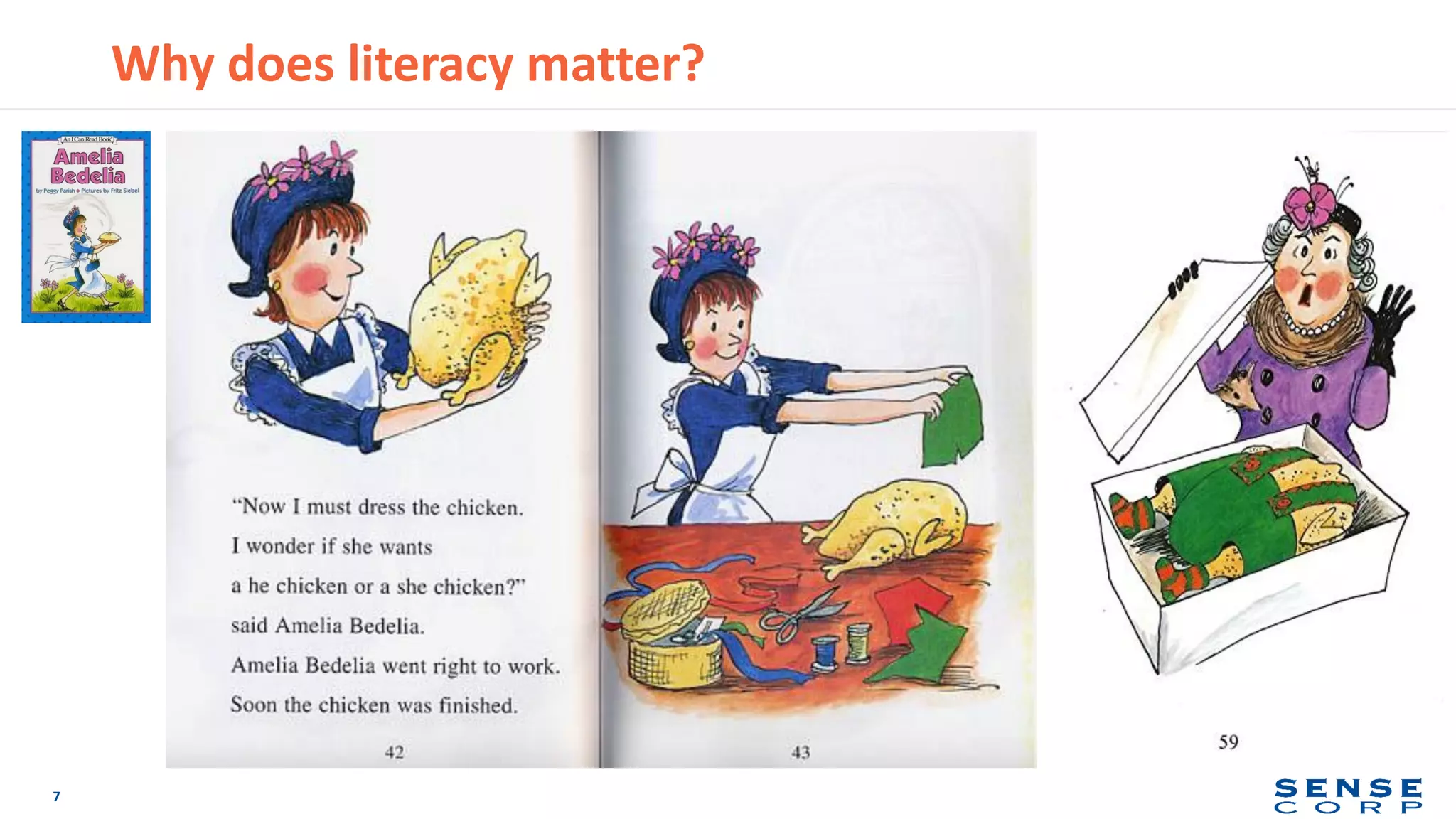 Why does literacy matter?
7
 