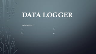 Data Logger project using RTC module and Arduino Uno | PPT