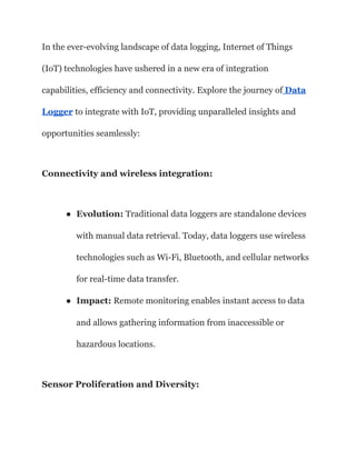 Data Logger Evolution_ Navigating the Changing Landscape of IoT ...