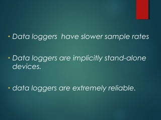 Data loggers PPT