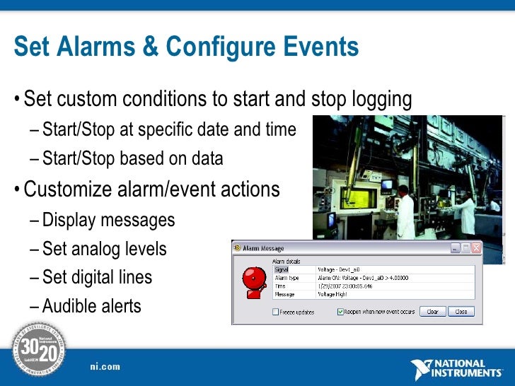 Introduction to National Instrument Data Logging Machine Monitoring…