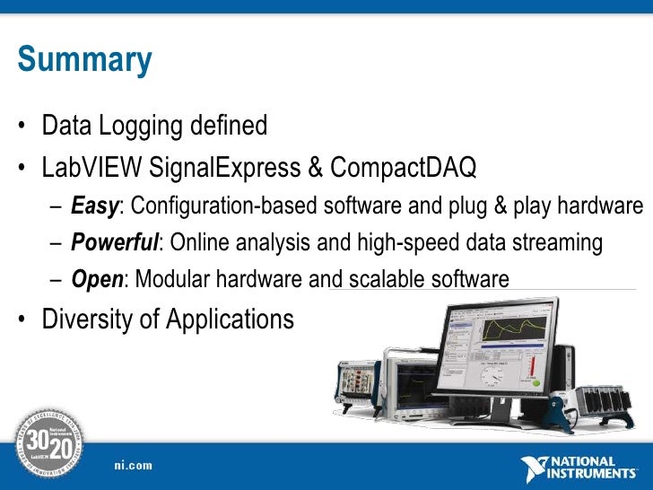Introduction to National Instrument Data Logging Machine Monitoring…