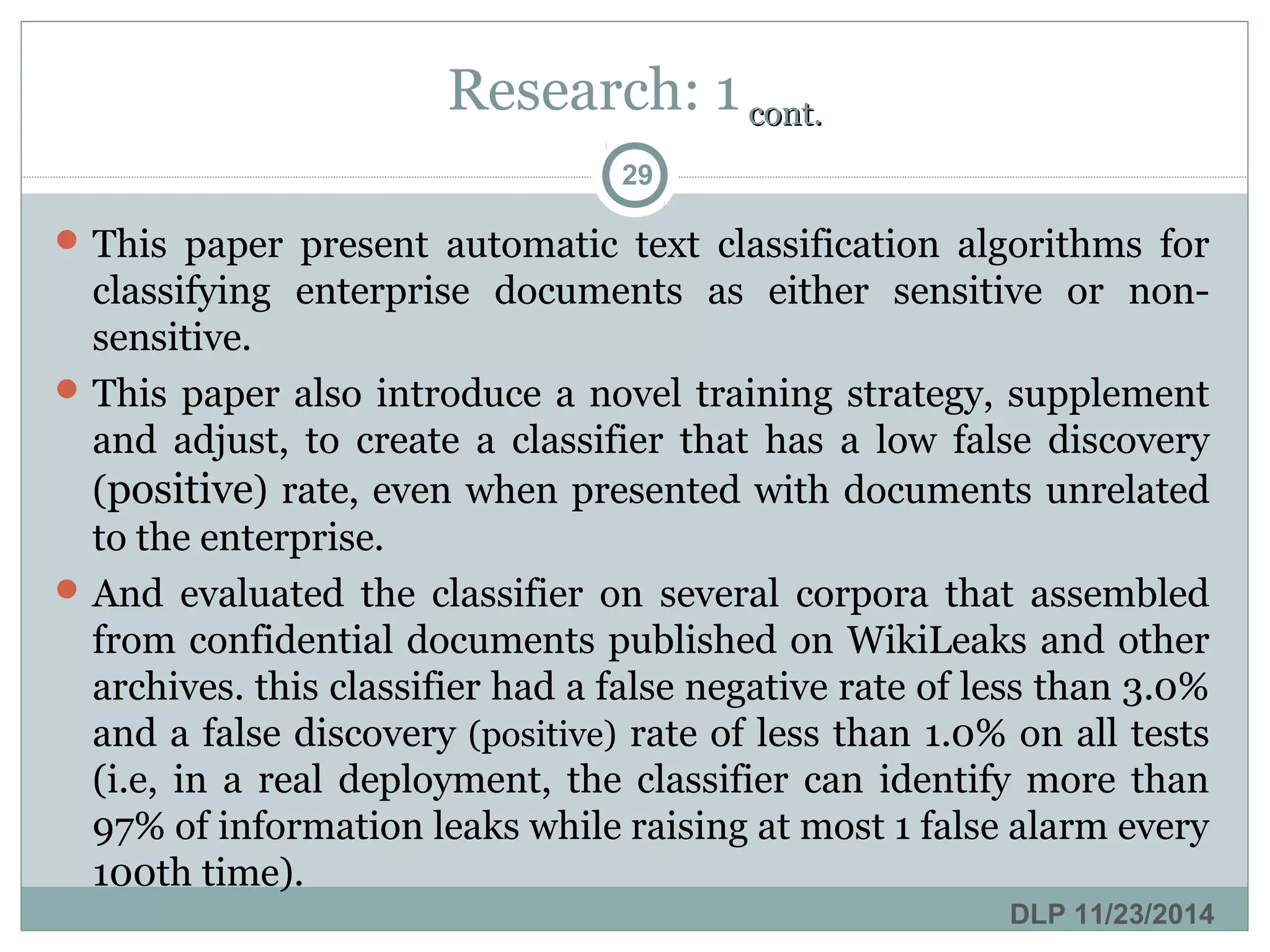 Data Loss Prevention Dlp Ppt