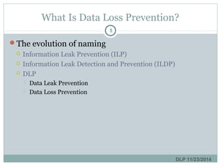 Data loss prevention (dlp) | PPT