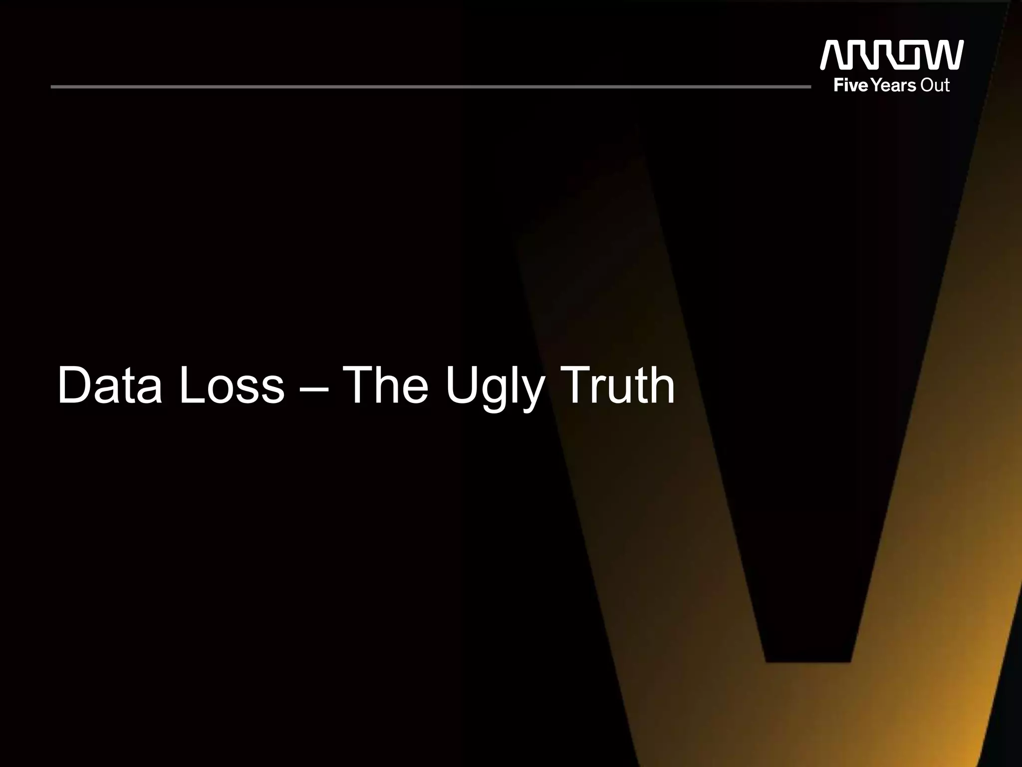 Data Loss – The Ugly Truth
 