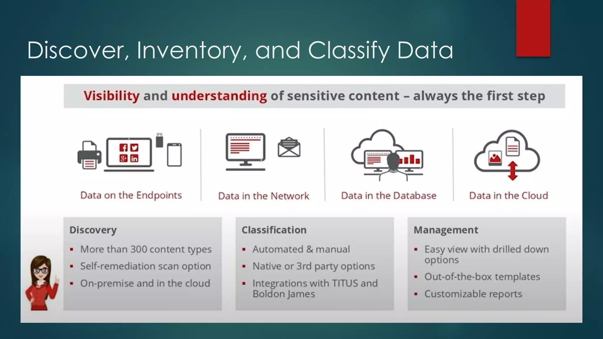Discover, Inventory, and Classify Data
 