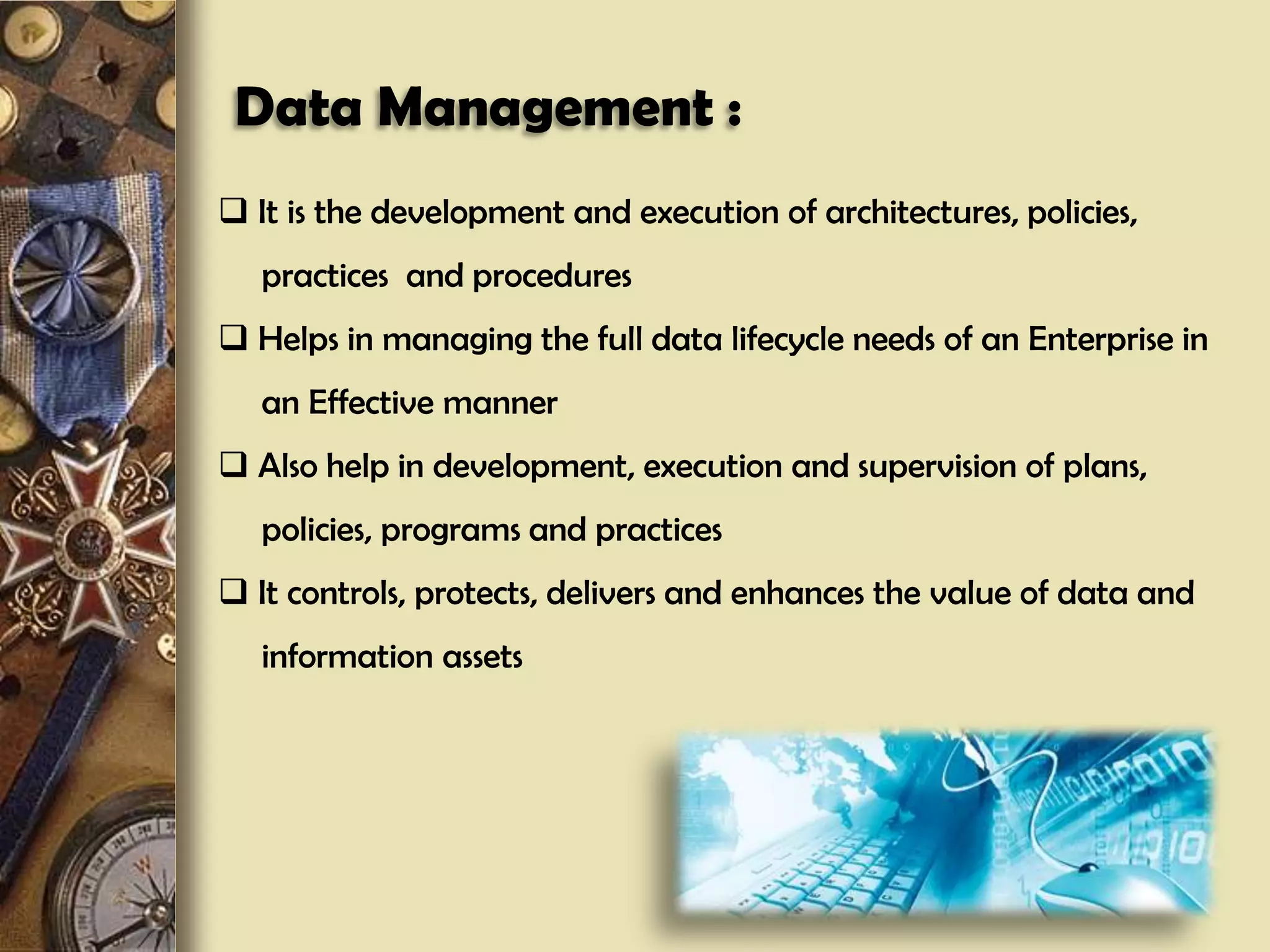 Data management | PPTX