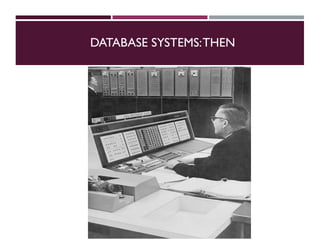 DATABASE SYSTEMS:THEN
 