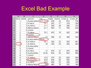 Excel Bad Example
 