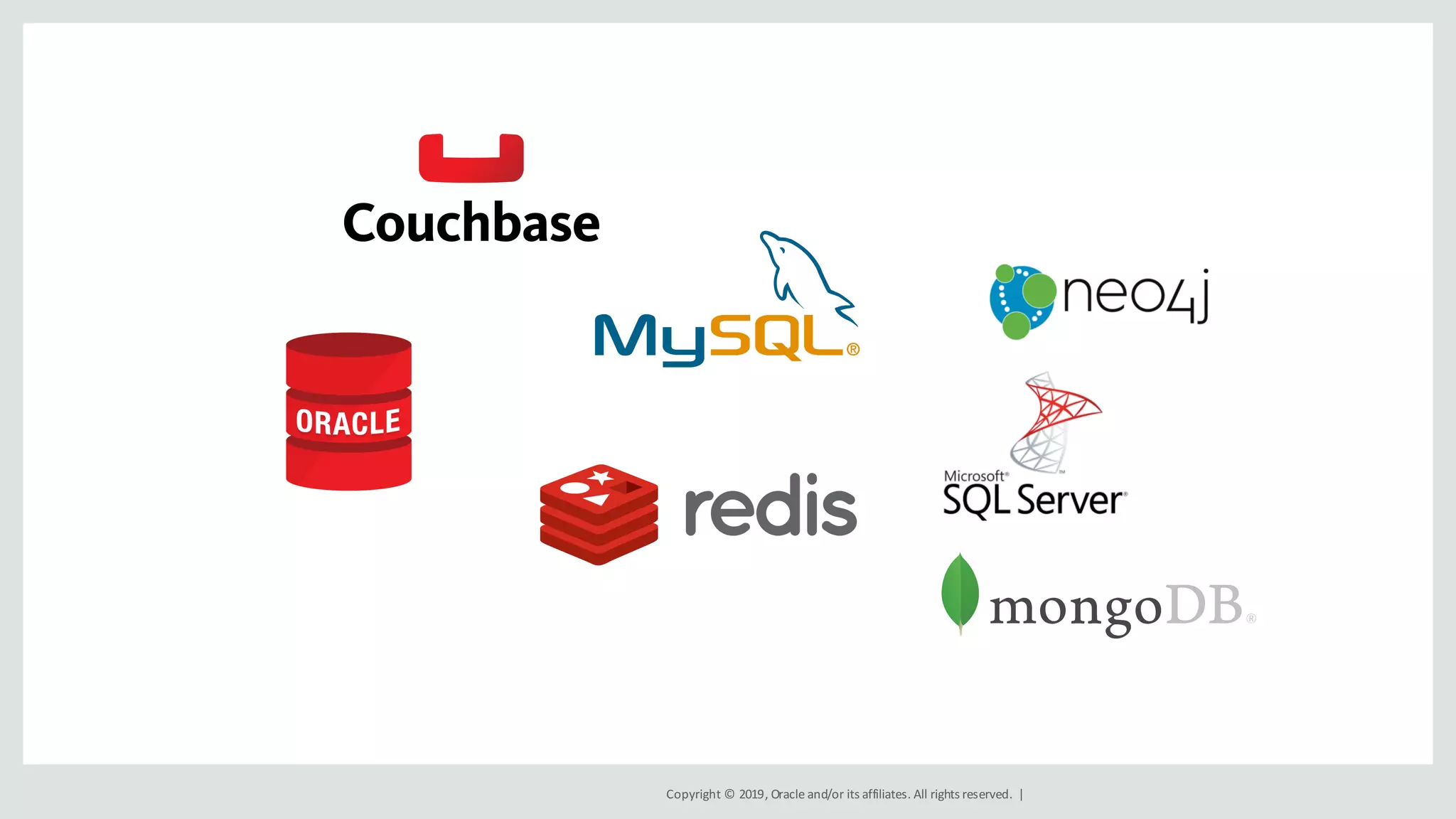 Copyright	©	2019,	Oracle	and/or	its	affiliates.	All	rights	reserved.		|
 