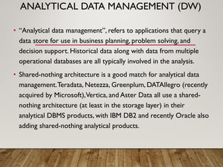 Data management in cloud computing trainee | PDF