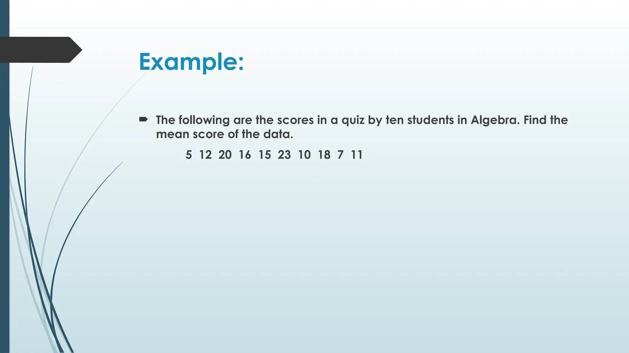 DATA MANAGEMENT (Measure of Central Tendency and Dispersion-UNGROUPED ...
