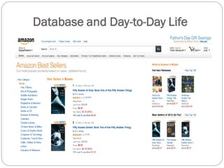 Database and Day-to-Day Life
 
