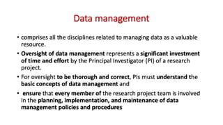 Data management & Record keeping.pdf