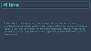 10 Best Big Data Management Tools | PDF