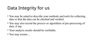 Data Manipulation And Data Integrity ethics in research | PPTX