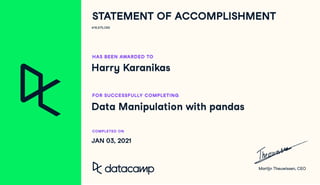 #16,875,089
Harry Karanikas
Data Manipulation with pandas
JAN 03, 2021
 