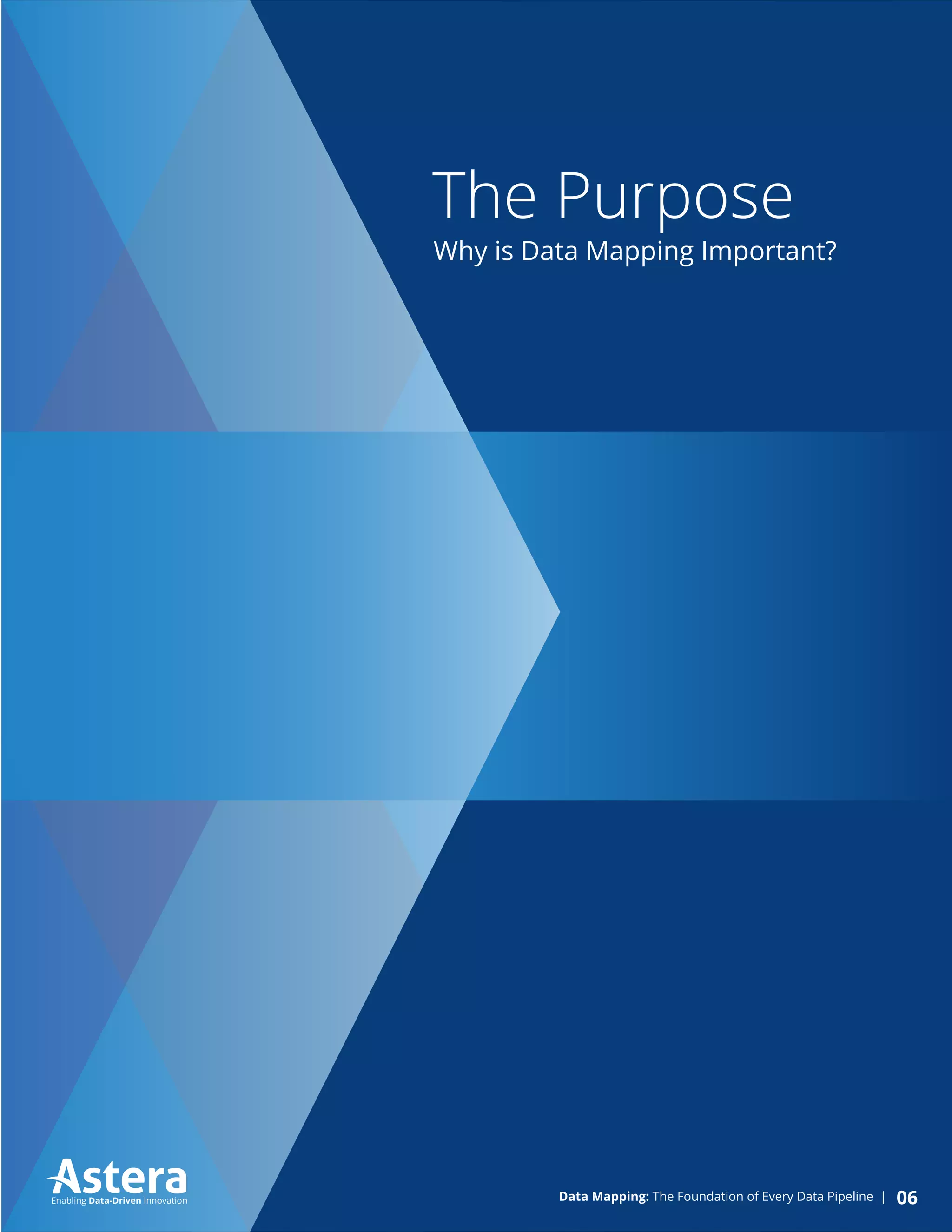 The Purpose
Why is Data Mapping Important?
06Data Mapping: The Foundation of Every Data Pipeline |
 