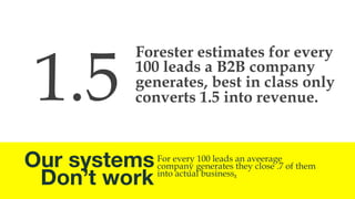 “We now disqualify
before we qualify”
We are faced with so much content we now disqualify content before we
even begin to qualify it. This is a technique we learned on our own
(heuristic) and use it as the standard way we now filter large sets of
data.
 