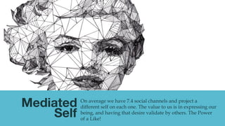 Presence!Is the content which consumers create about themselves to
validate the mediated self they are projecting. Simply
engaging with this is fulfilling their purpose, and is
helpful, and does not require you to create more content.

 